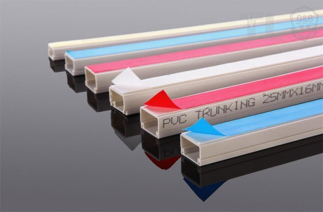 SRT001-120 UPVC Trunking color sticker 3M/PC30*20A(1.05mm)A白色